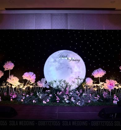 Trang Trí Tiệc Cưới Tân Thuận (Q7) – Ngoại Cảnh & Indoor