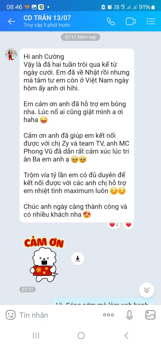 Feedback Từ Cô Dâu Nhật Trân - Niềm Tự Hào Của Sola Wedding