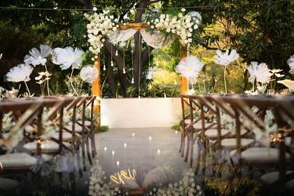 Không gian tiệc cưới ngoài trời lung linh tại nhà hàng ZumWhere