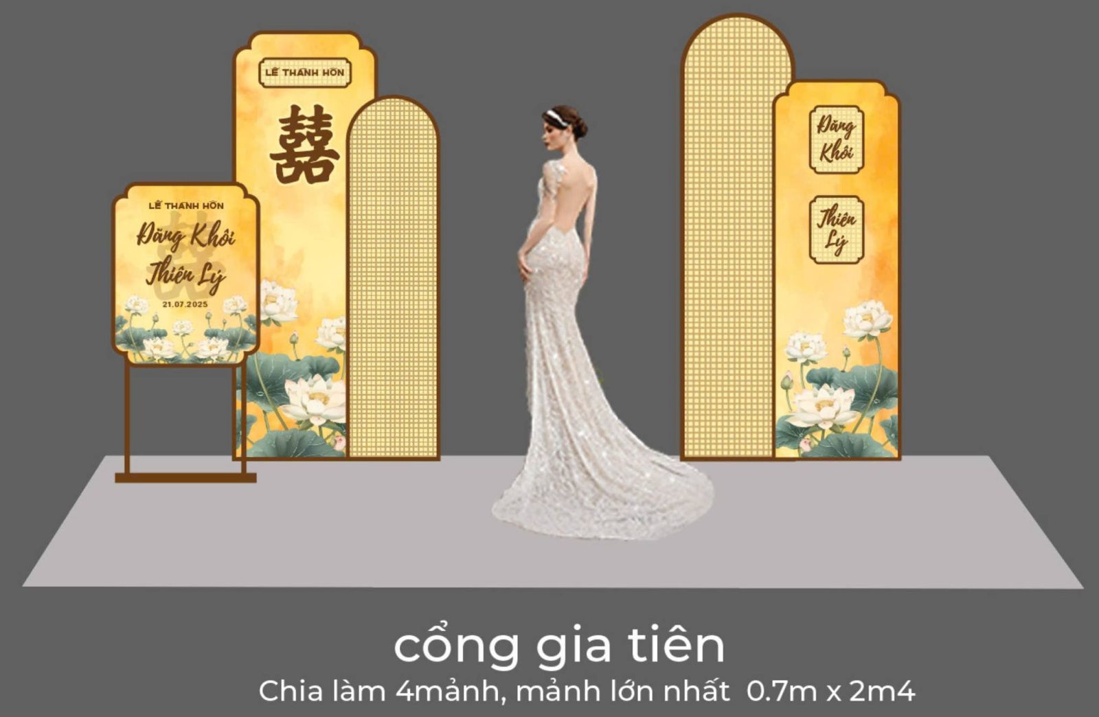 Quy trình 4 bước để chuẩn bị decor cho tiệc cưới