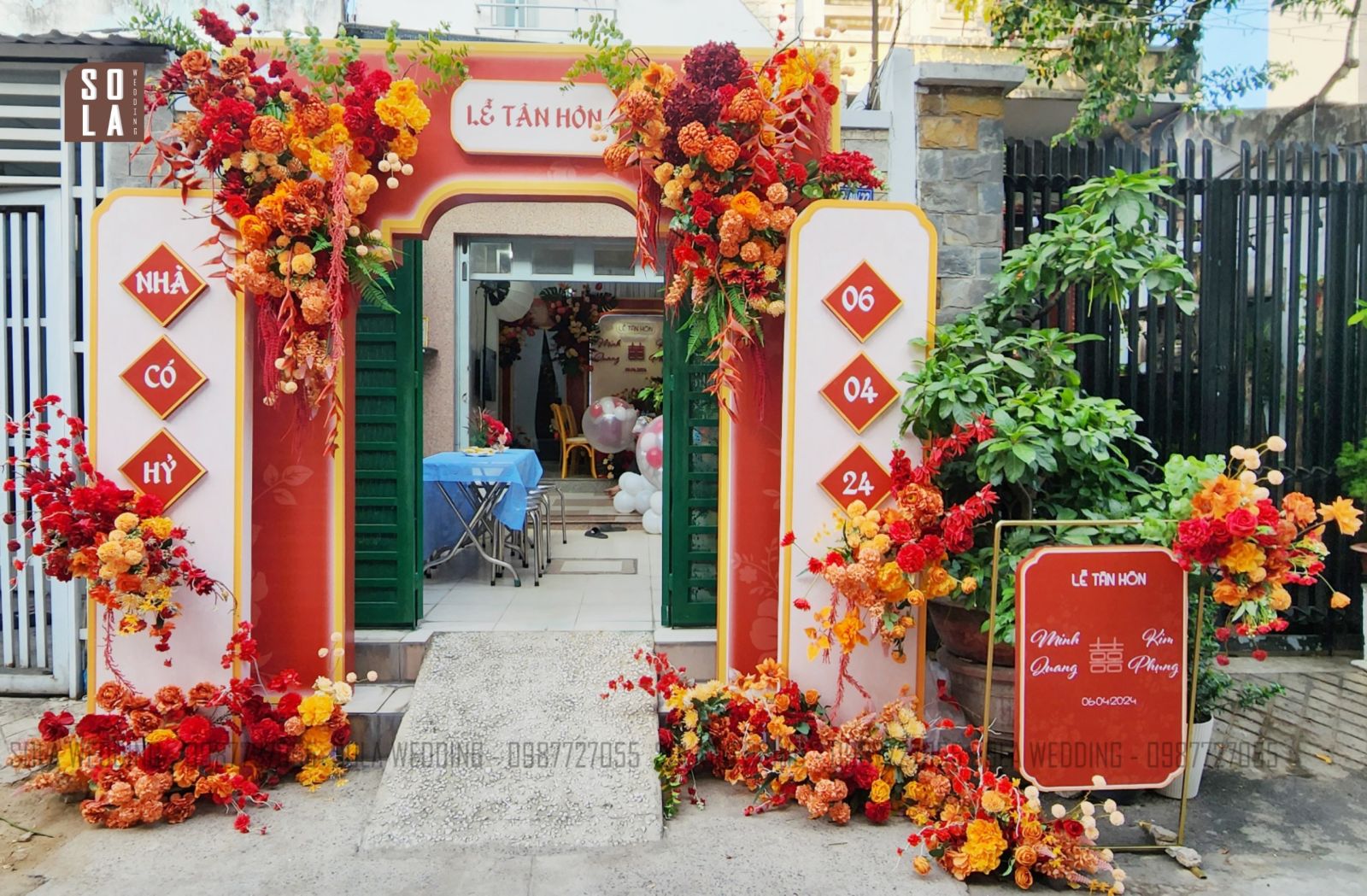 Trang trí gia tiên quận 1