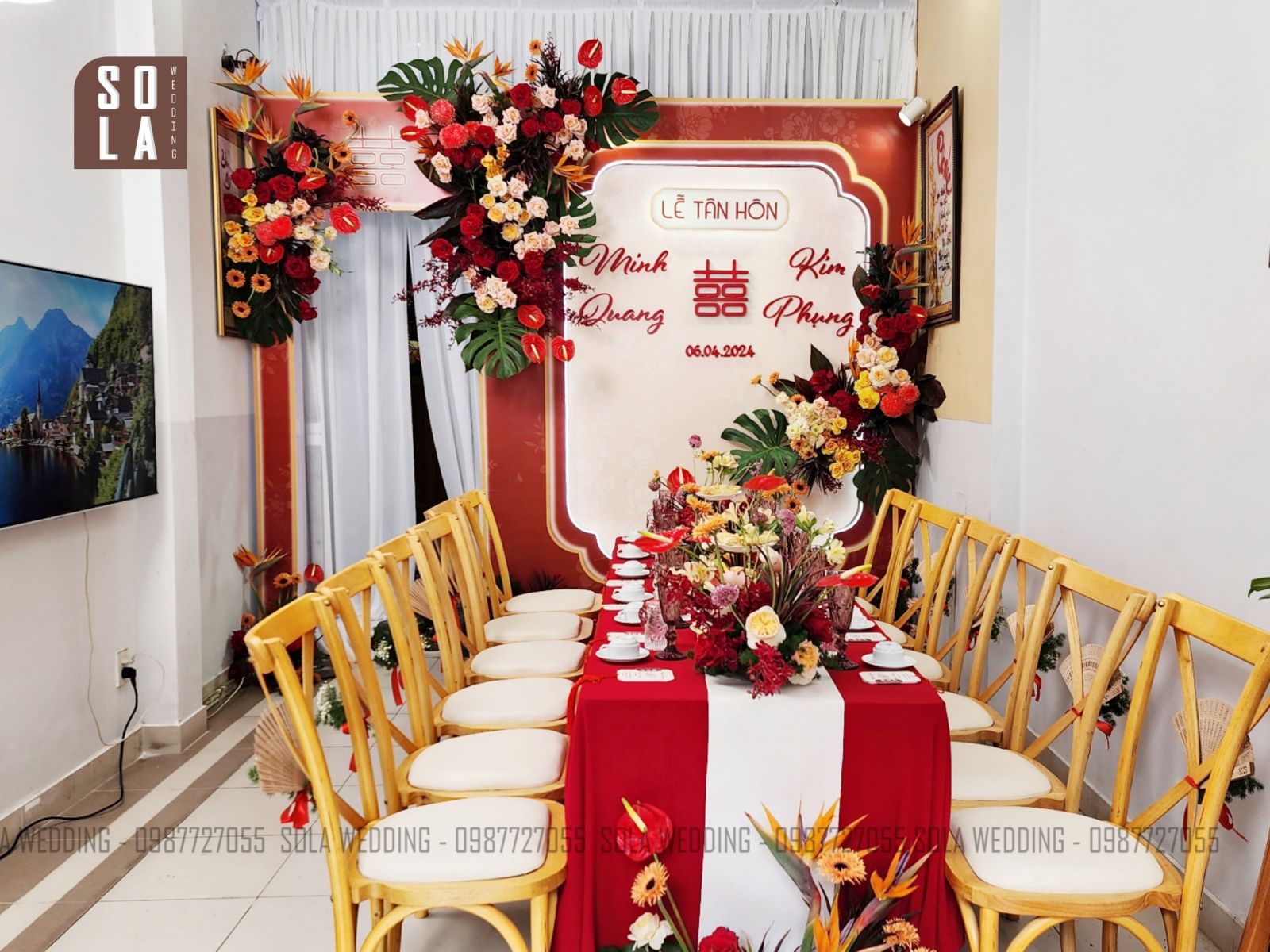 Trang trí gia tiên quận Tân Bình