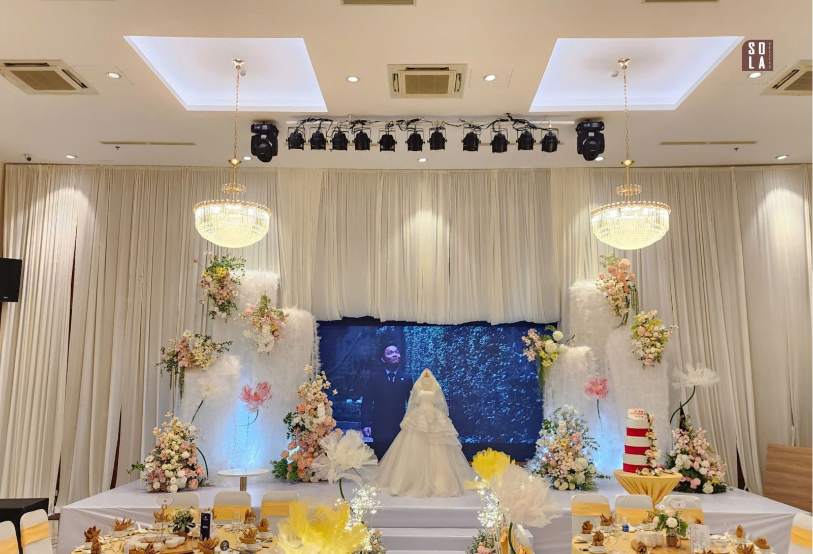 trang trí tiệc cưới tại Vĩnh Long