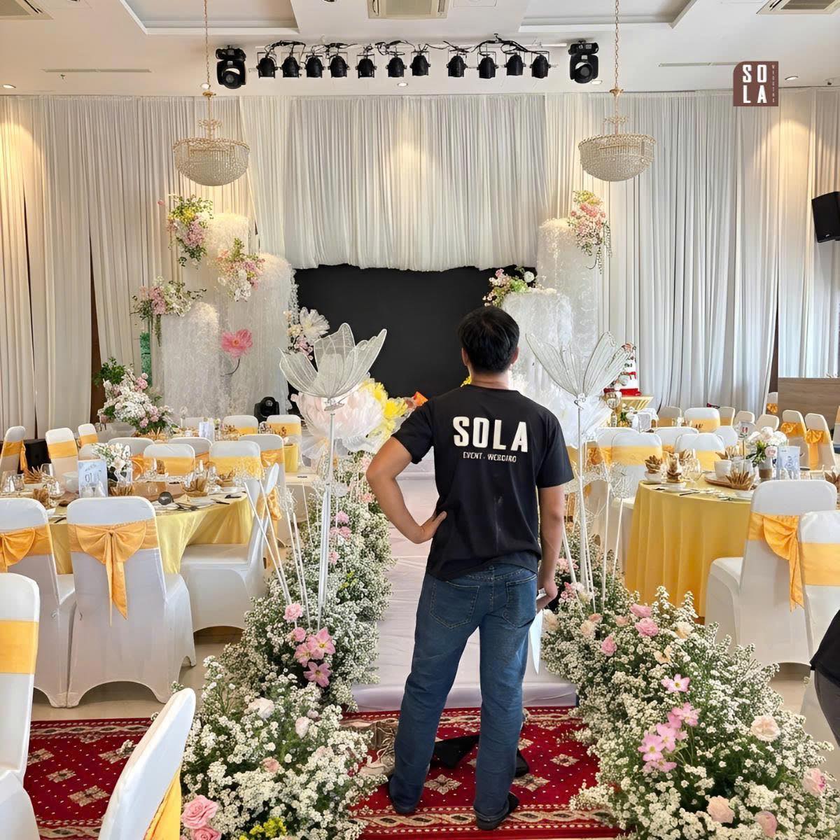 trang trí tiệc cưới tại Vĩnh Long