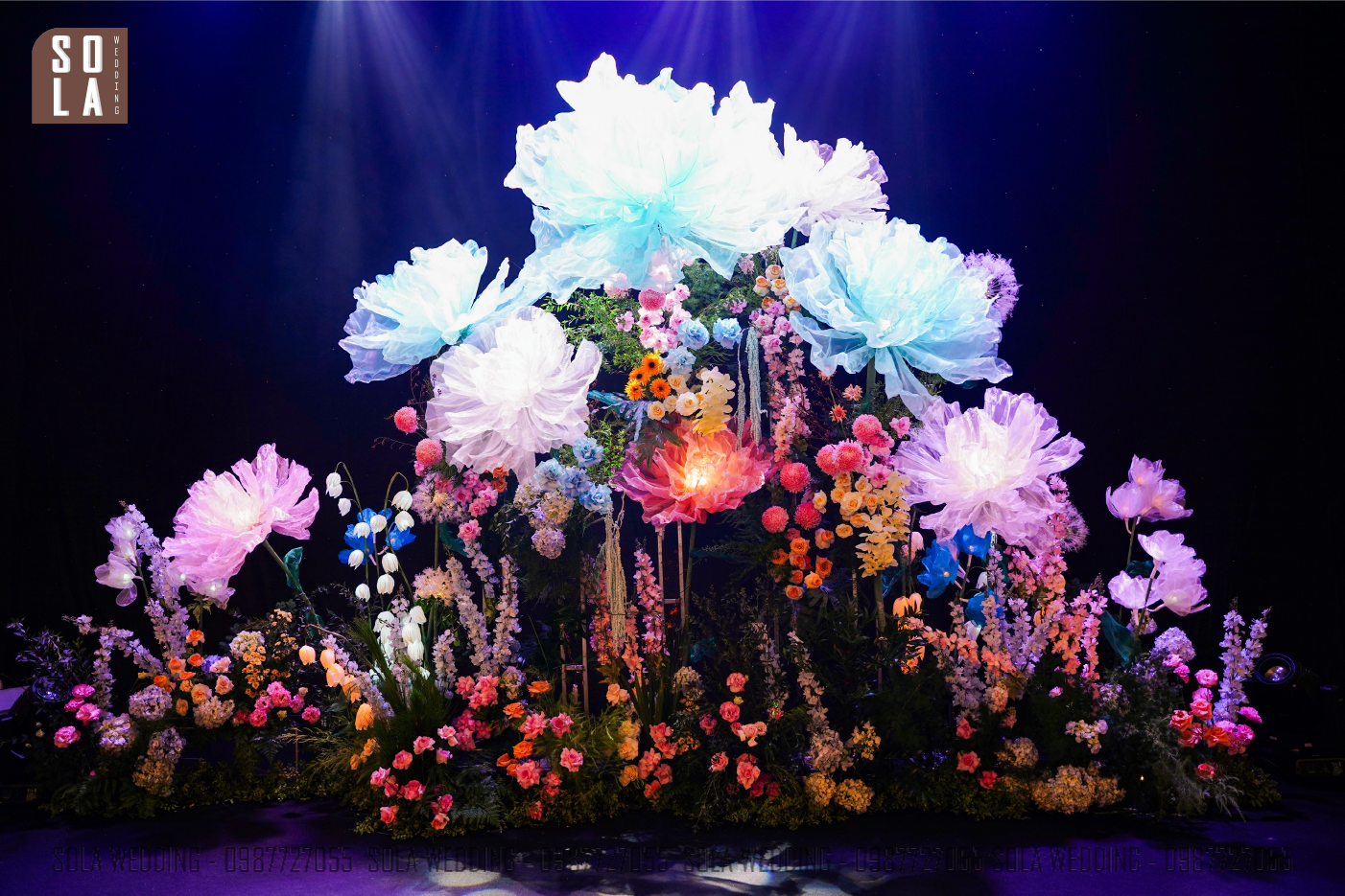 trang trí tiệc cưới tại nhà hàng White Palace Hoàng Văn Thụ