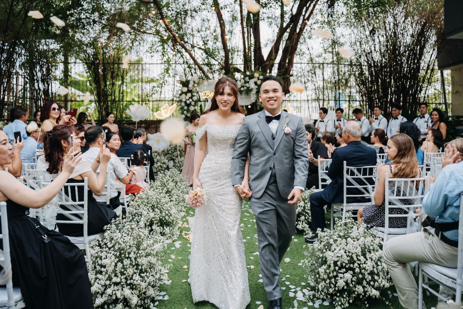 Trang trí tiệc cưới tại Hidden Mansions Phường An Phú Đông