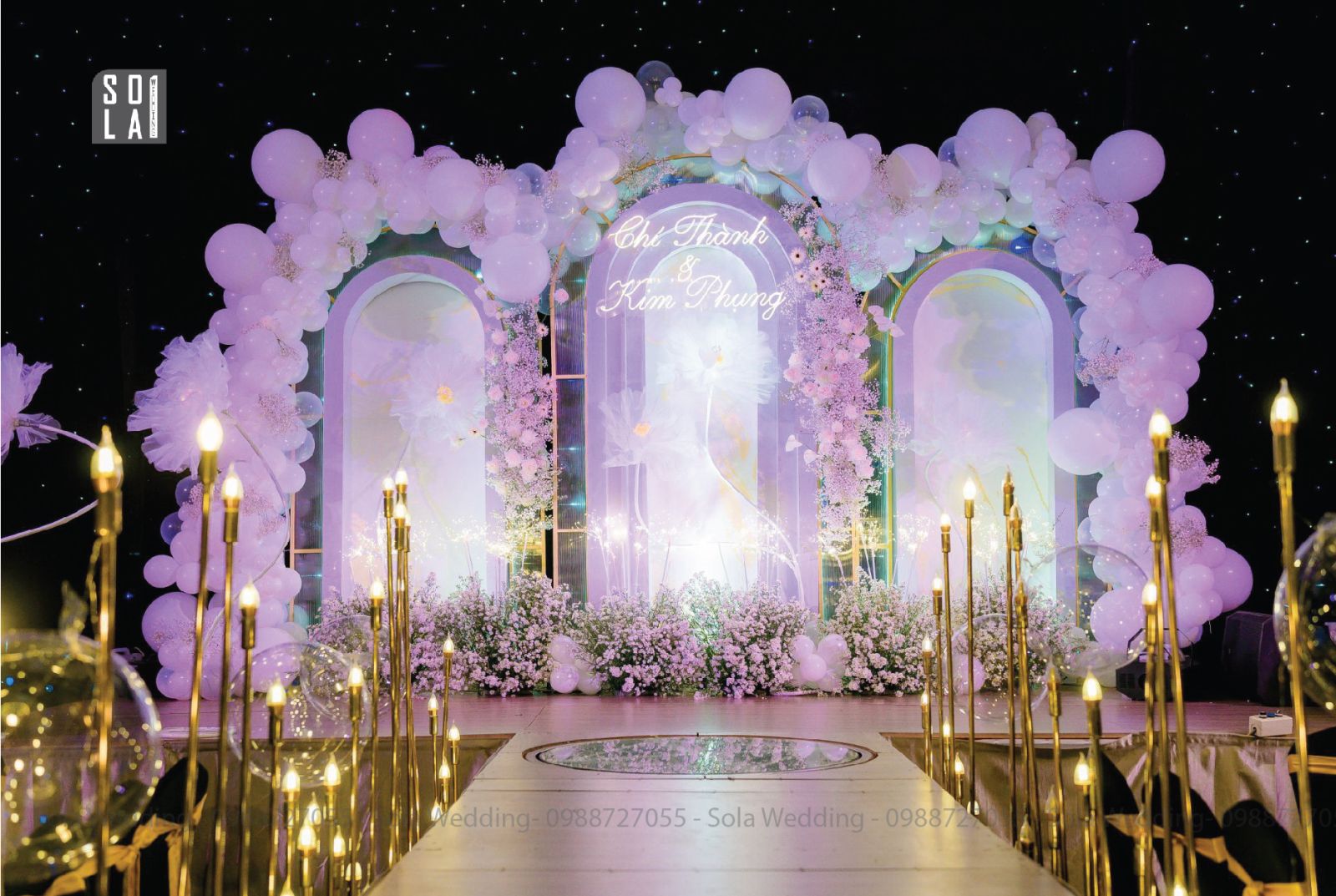 Trang trí tiệc cưới tại phường Bình Tiên