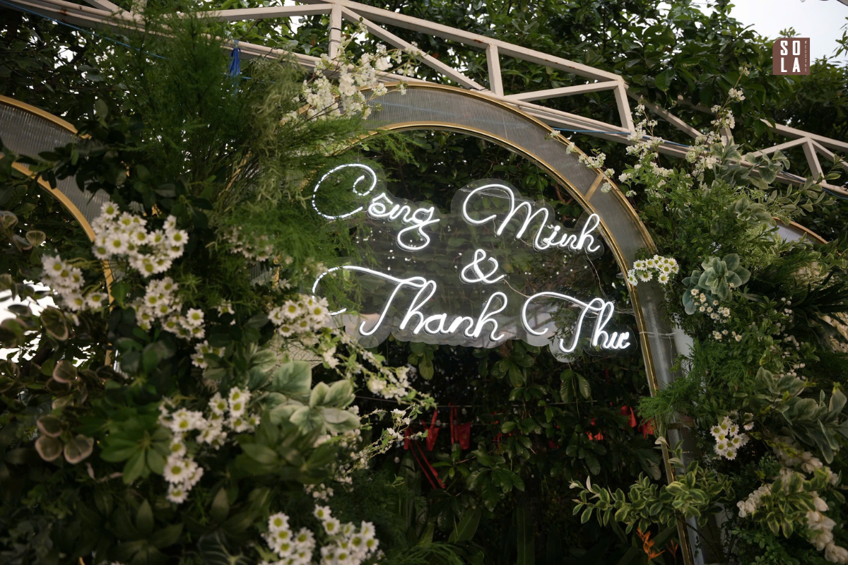 Decor Cưới Tone Xanh Trắng