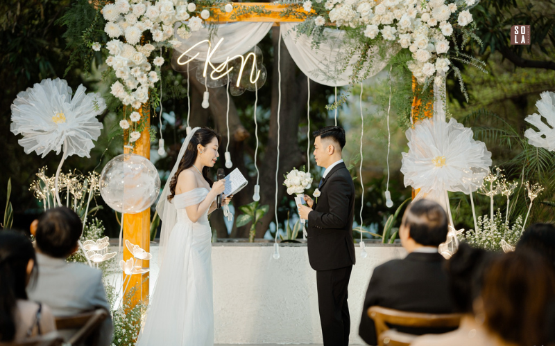 trang trí tiệc cưới tại phường Khánh Hội