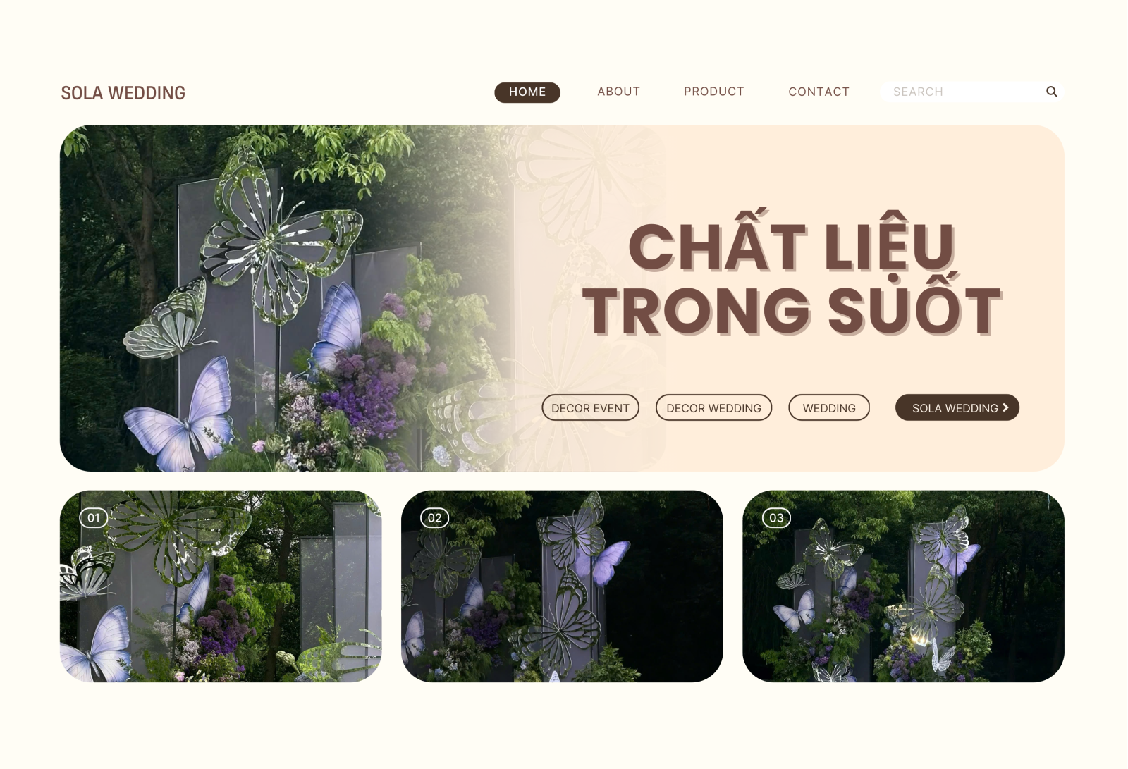 Chất liệu trong suốt