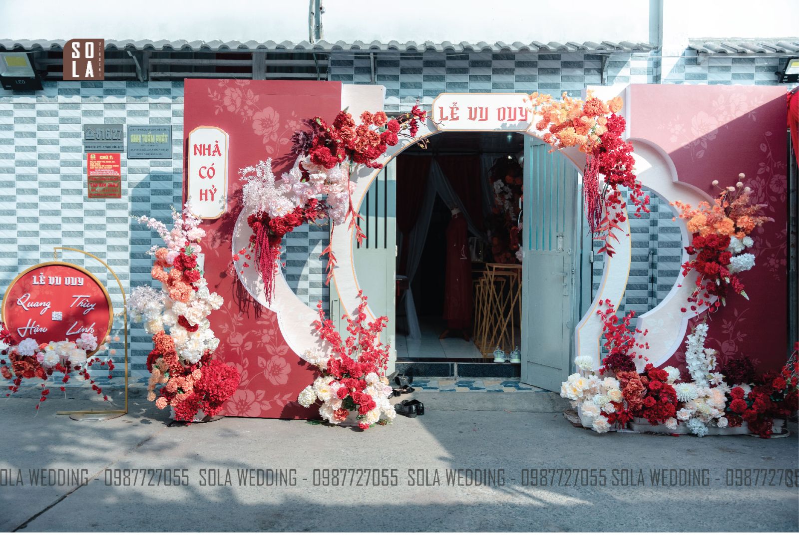 trang trí gia tiên Q7 đẹp, chuyên nghiệp