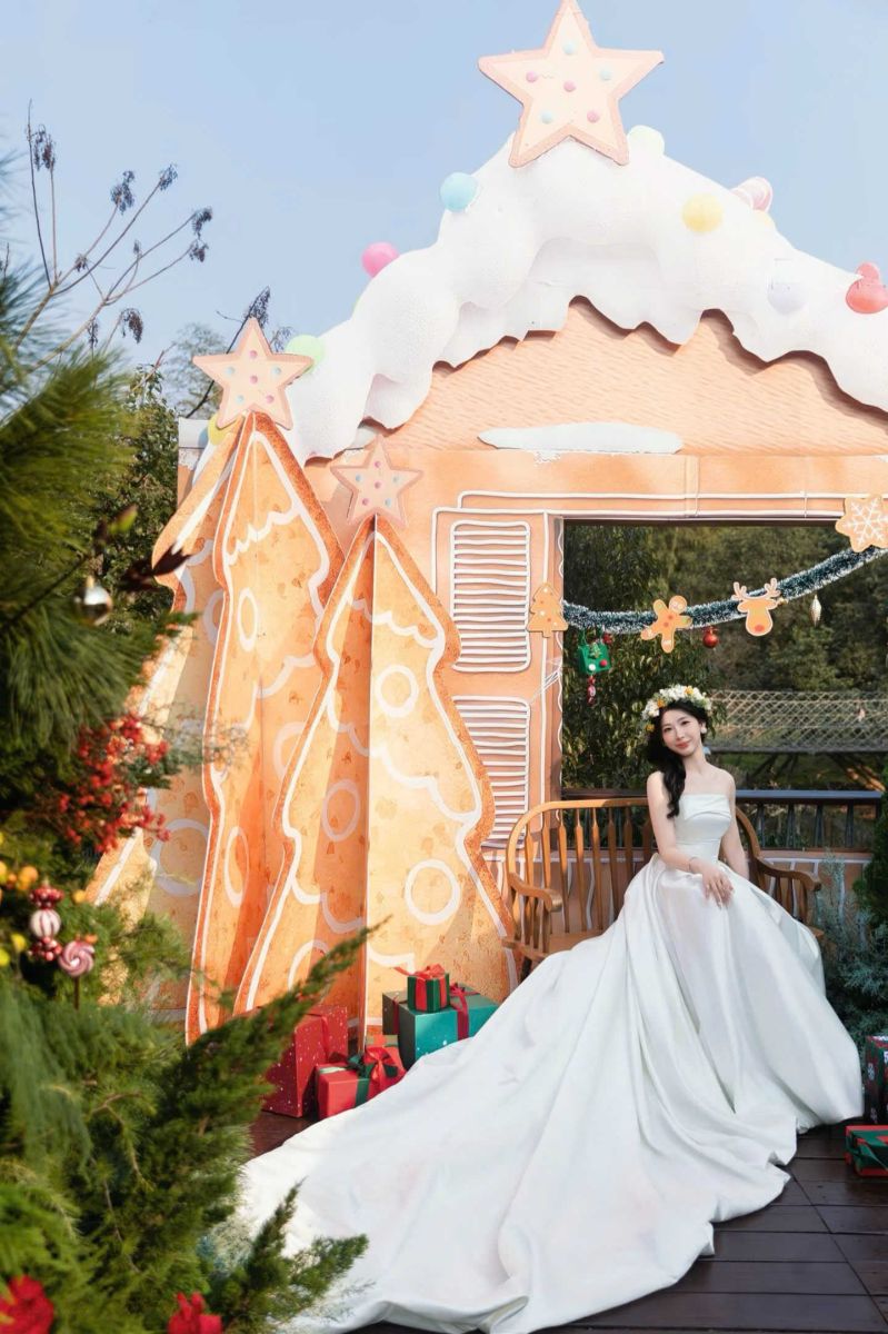 Backdrop đón khách